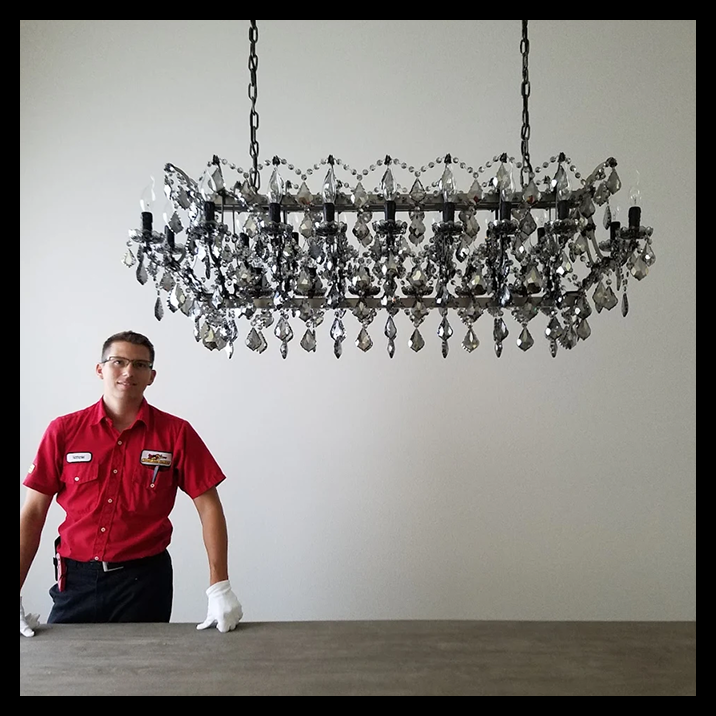 Complete Installation of Chandelier in Tampa, FL