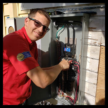 Small Jobs Electric's service technician