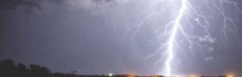 lightning over Tampa