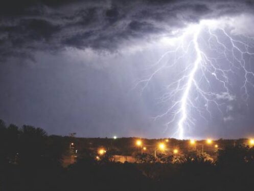 lightning over Tampa